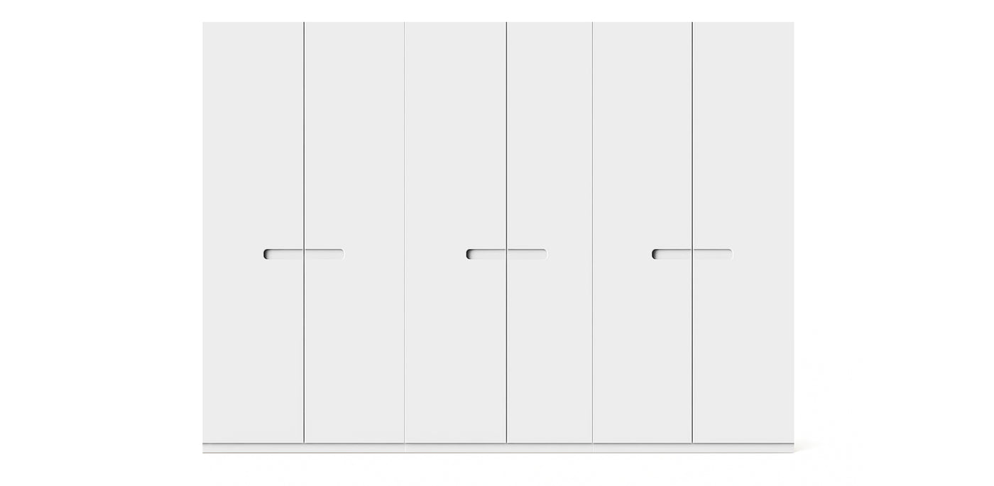 Gloam Triple Lacquered Wardrobe