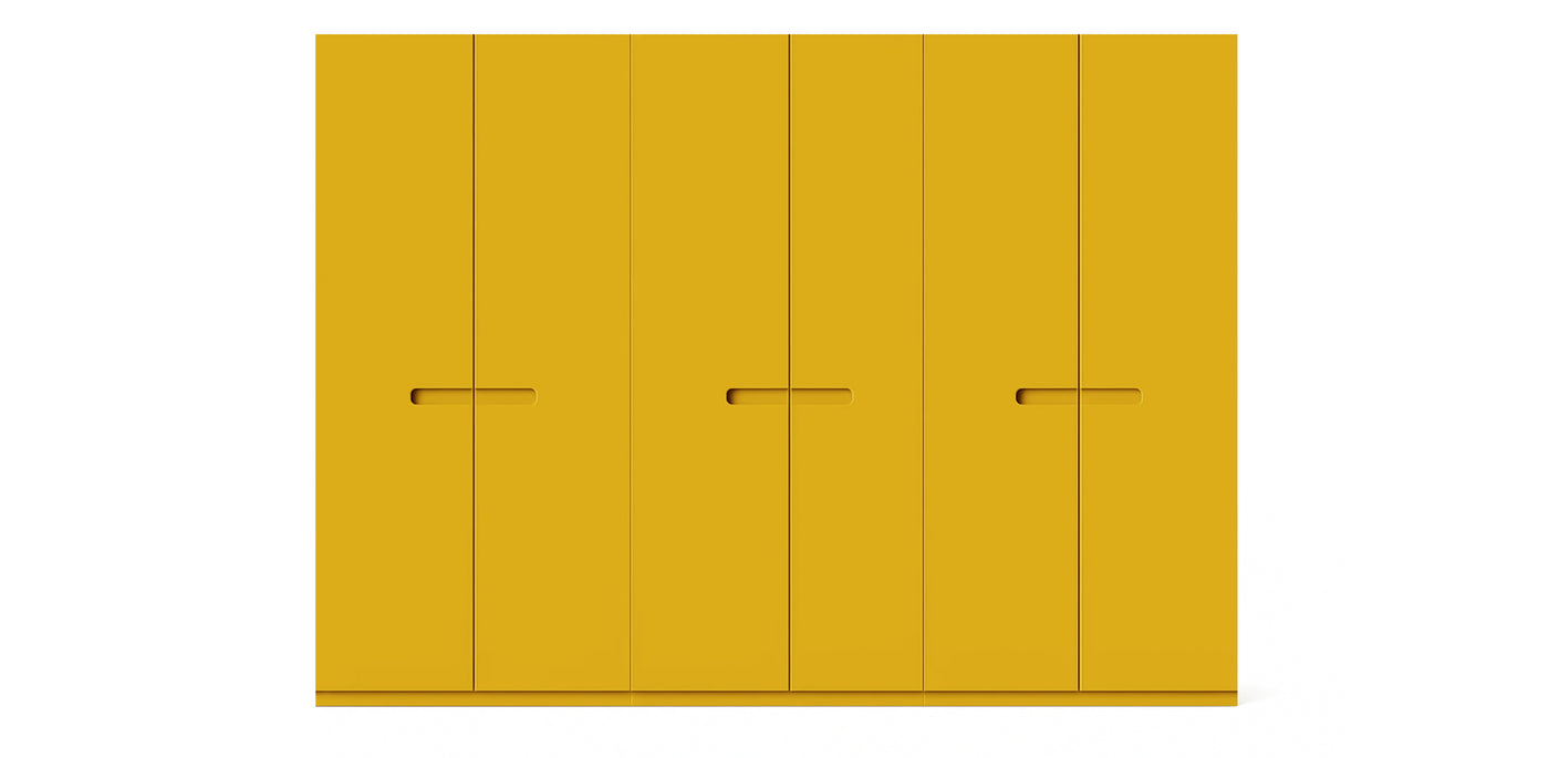 Gloam Triple Lacquered Wardrobe