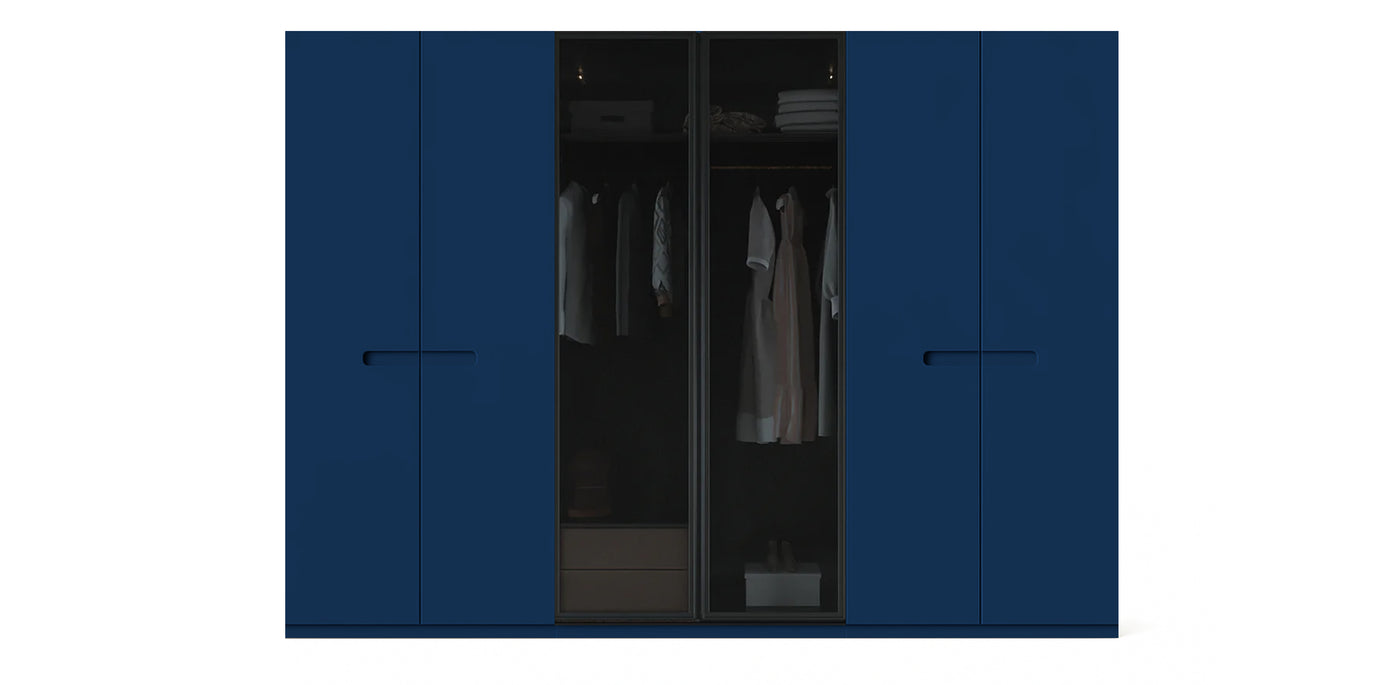 Gloam Triple Glass / Lacquered Wardrobe