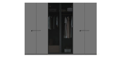 Gloam Triple Glass / Lacquered Wardrobe