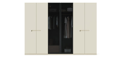 Gloam Triple Glass / Lacquered Wardrobe