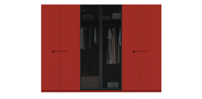 Gloam Triple Glass / Lacquered Wardrobe