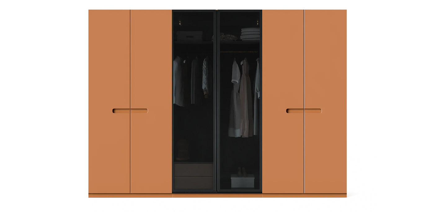 Gloam Triple Glass / Lacquered Wardrobe