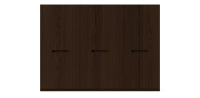 Gloam Triple Natural Veneer Wardrobe