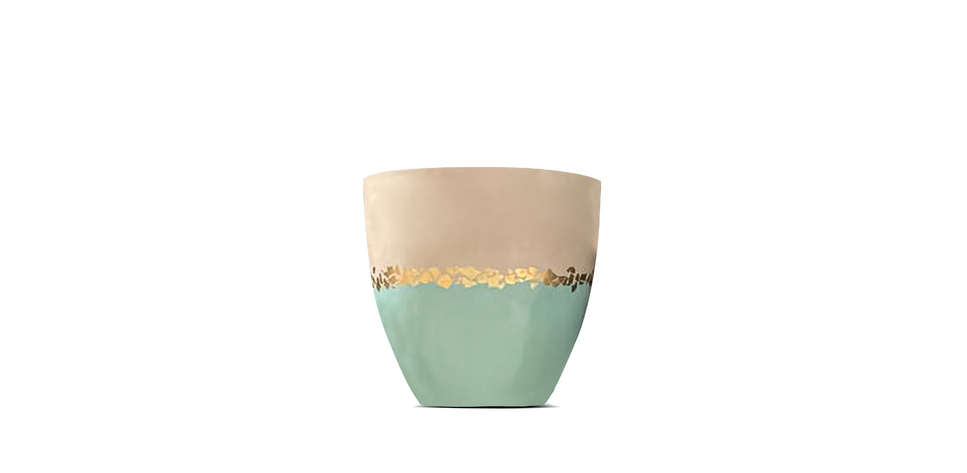 Gold Blue Pot