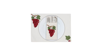 Grapevine Cutlery Sleeve Set