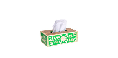 Green Moroccan 2 Tissue Box