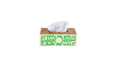 Green Moroccan 2 Tissue Box