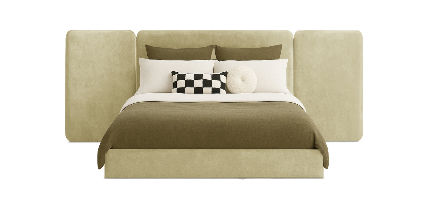 Grid Velvet Bed