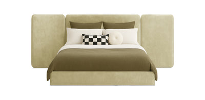 Grid Velvet Bed