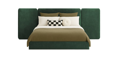 Grid Velvet Bed