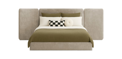 Grid Velvet Bed