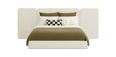 Grid Linen Bed