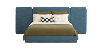 Grid Linen Bed