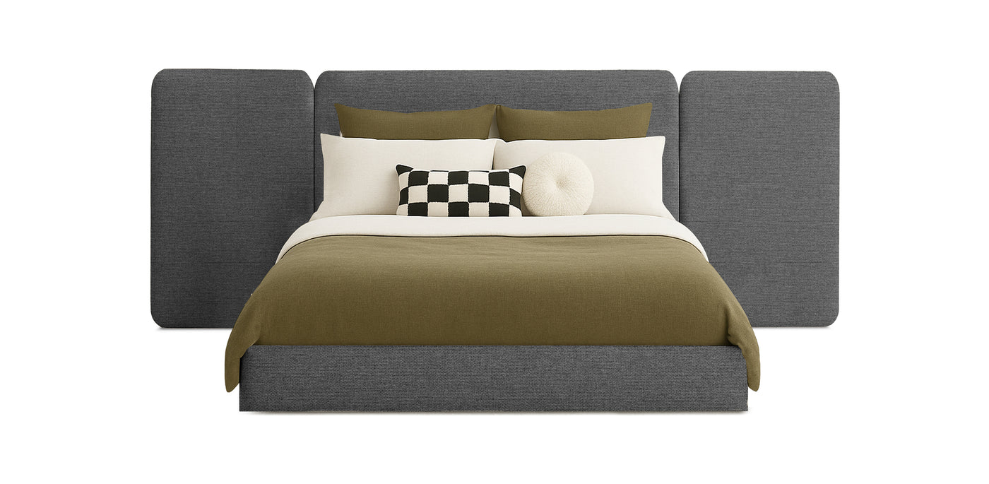 Grid Linen Bed