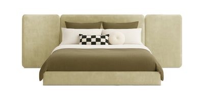 Grid Velvet Bed