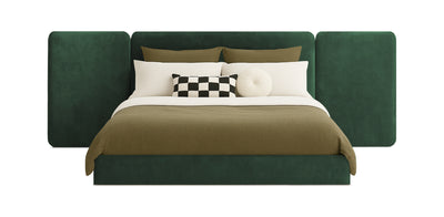 Grid Velvet Bed