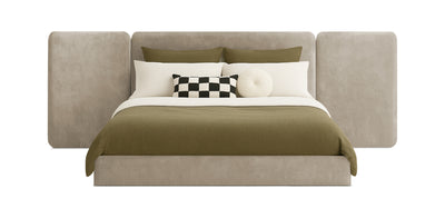 Grid Velvet Bed