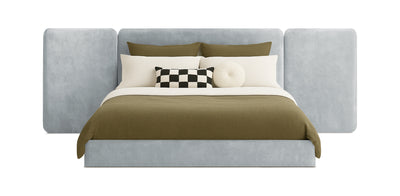 Grid Velvet Bed