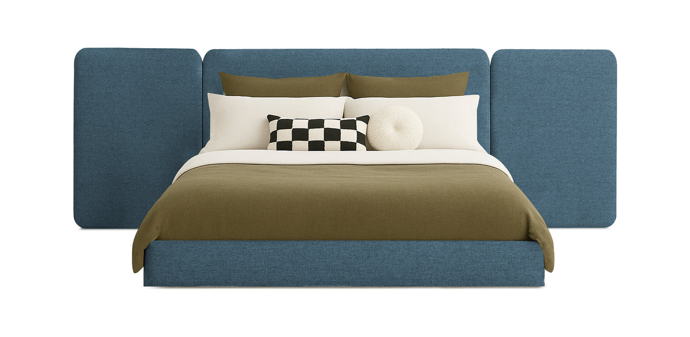 Grid Linen Bed