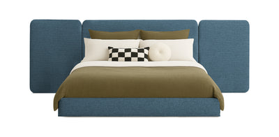 Grid Linen Bed