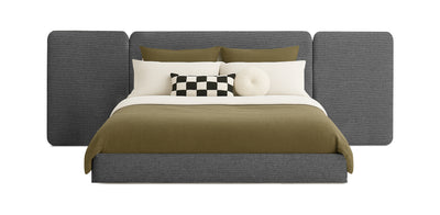 Grid Linen Bed