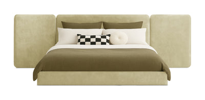 Grid Velvet Bed
