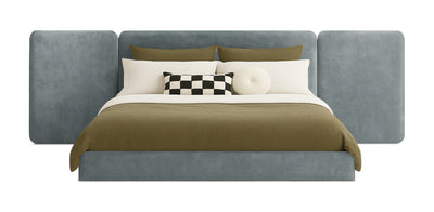 Grid Velvet Bed