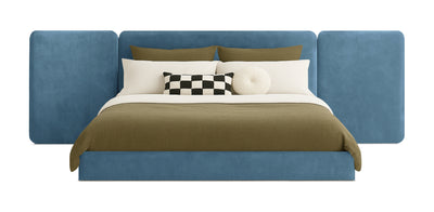 Grid Velvet Bed