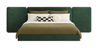 Grid Velvet Bed