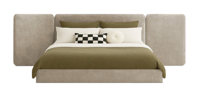 Grid Velvet Bed