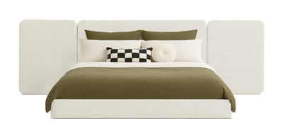 Grid Linen Bed