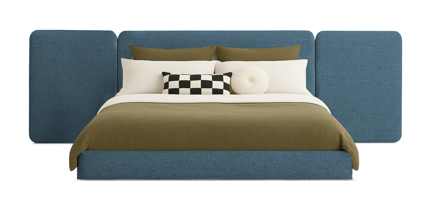 Grid Linen Bed