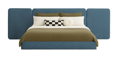 Grid Linen Bed