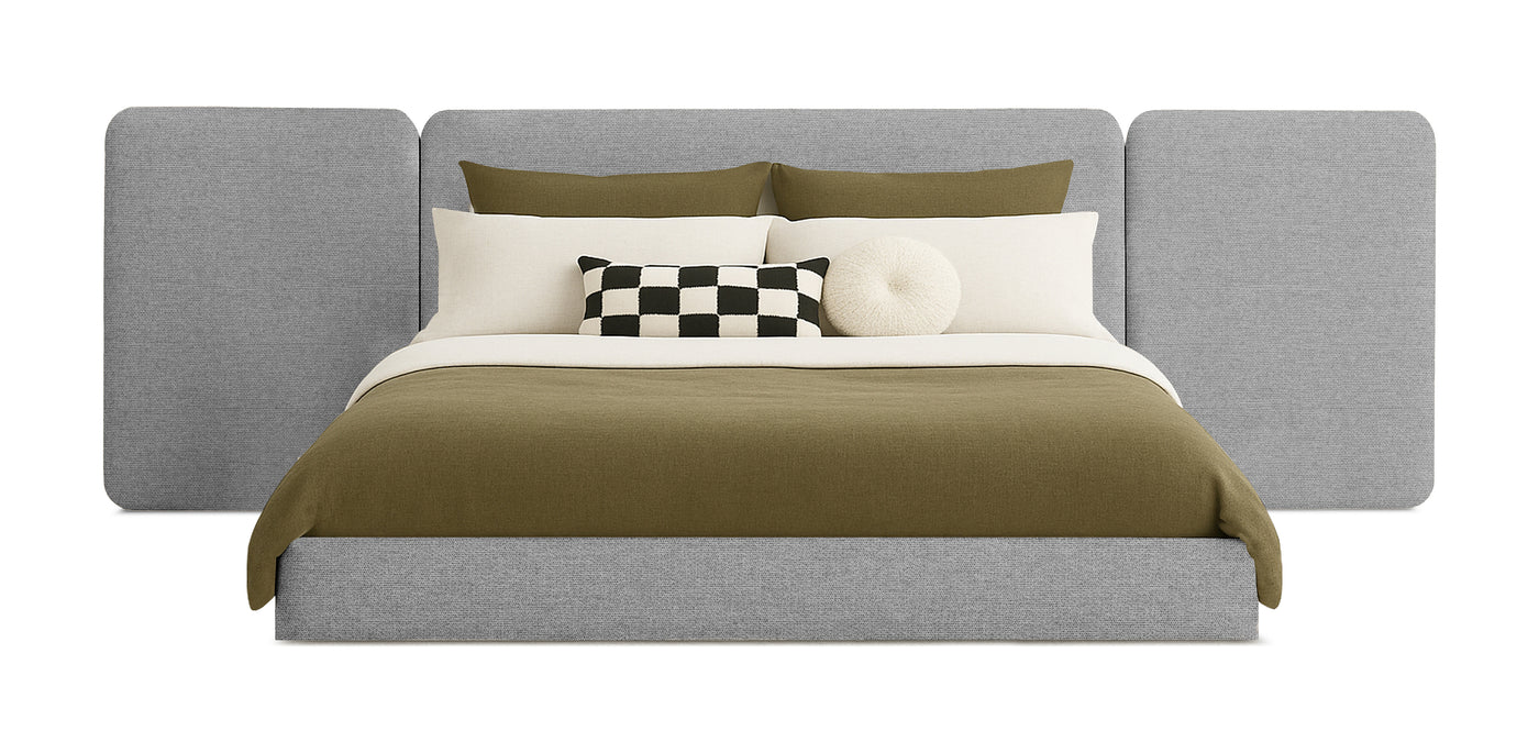 Grid Linen Bed