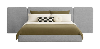 Grid Linen Bed