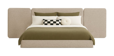 Grid Linen Bed