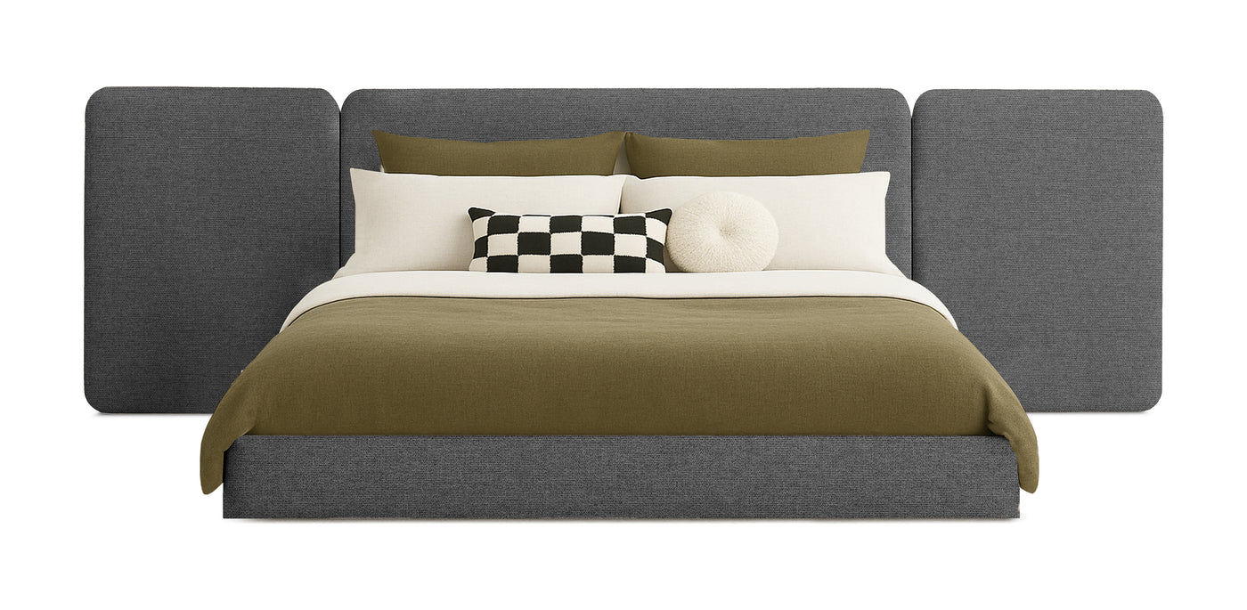 Grid Linen Bed
