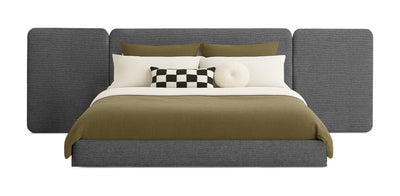 Grid Linen Bed