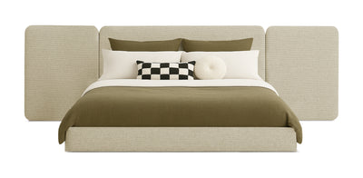 Grid Linen Bed