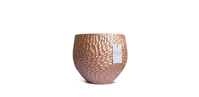 TOVA Hammered Metallic Rose Gold