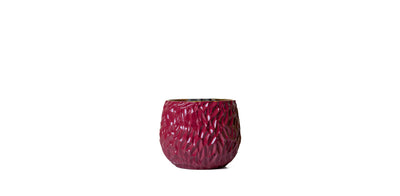 Hammered Gold Linning Mauve Pot