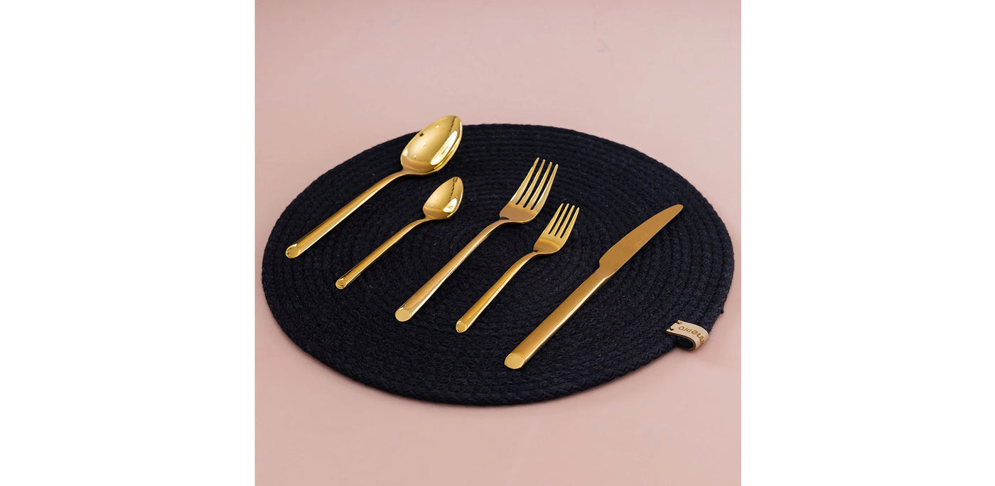 Golden Style Flatware 30 Pcs