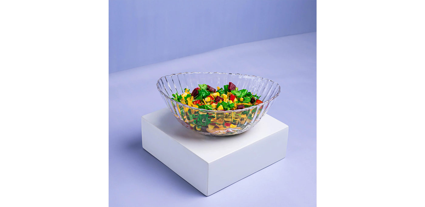 Gourmet Glass Salad Dish