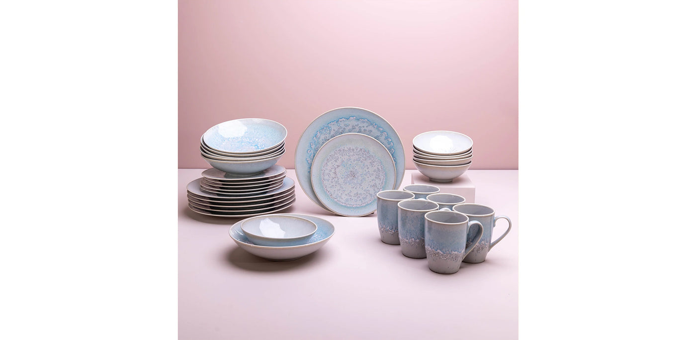 Porcelain Iceberg Dinner Set