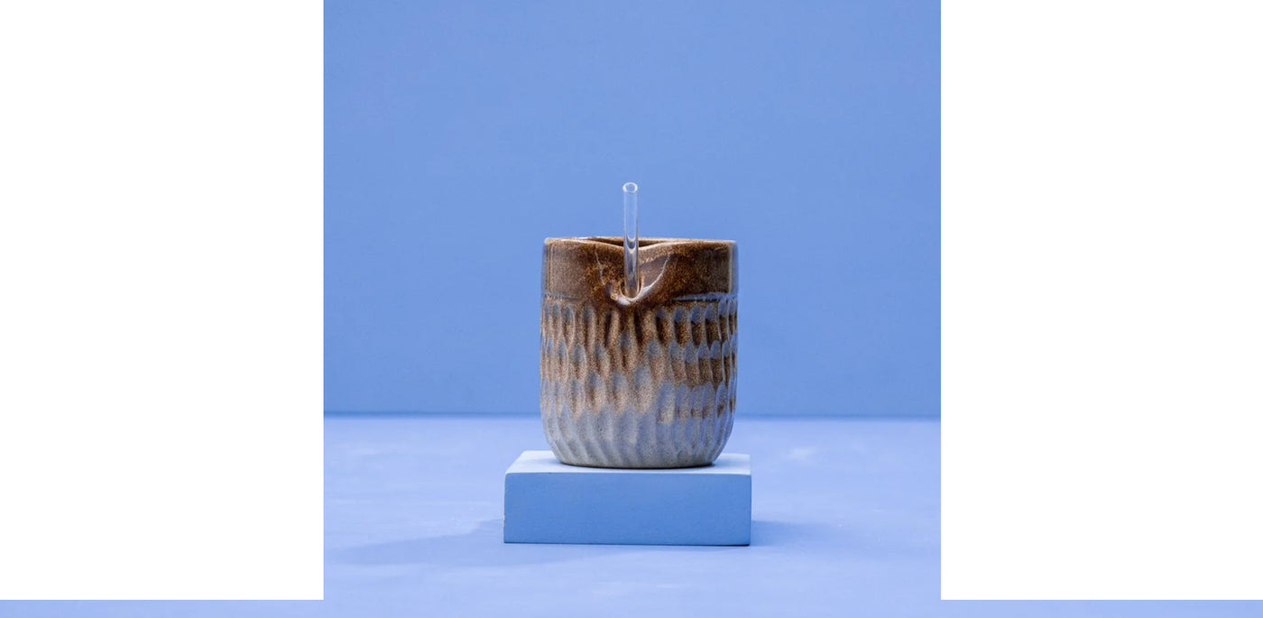 Rustic Sip & Straw Cup