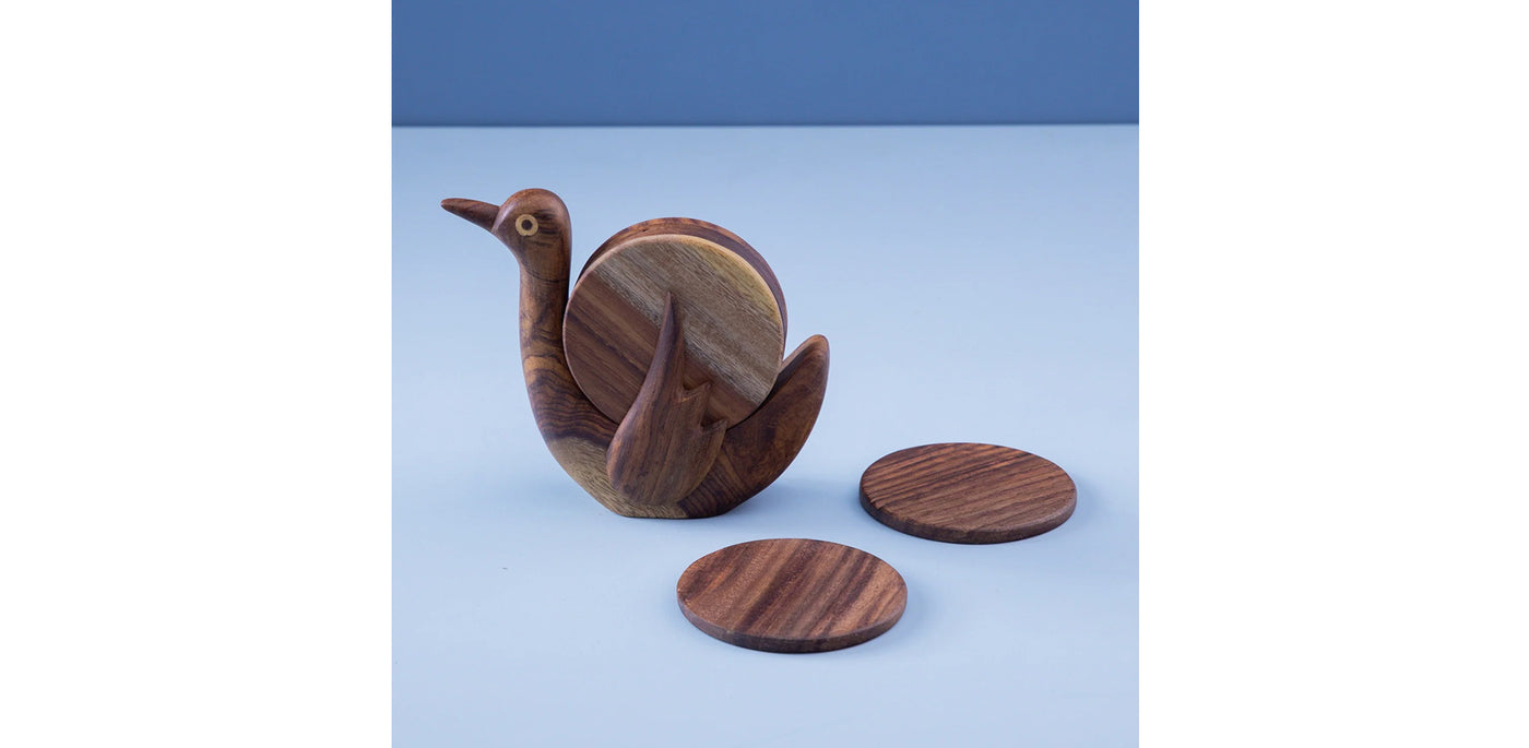 Wooden Tea Coasters