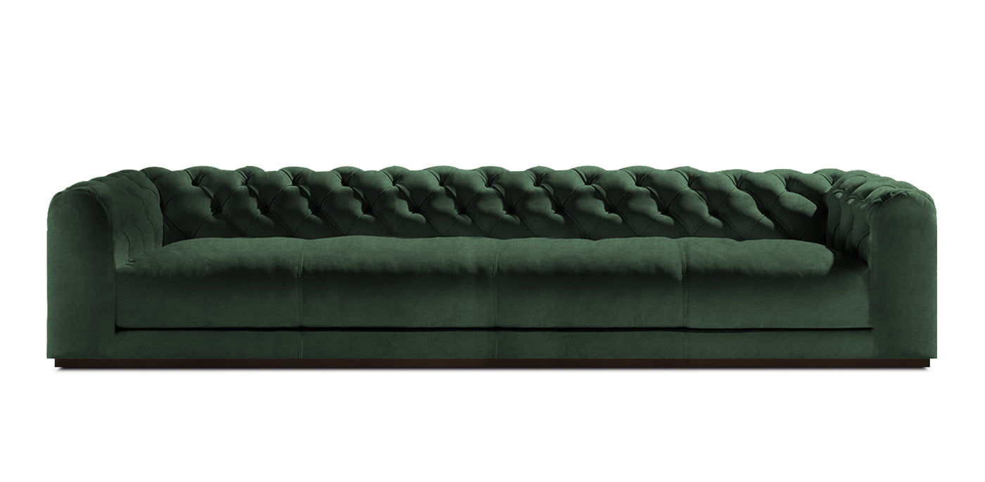 Imperial Velvet 4 Seater Sofa