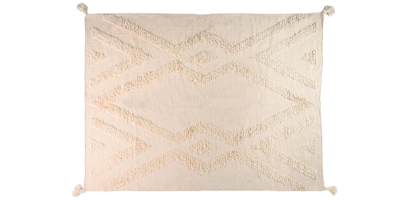 Ivory Tufted Rug