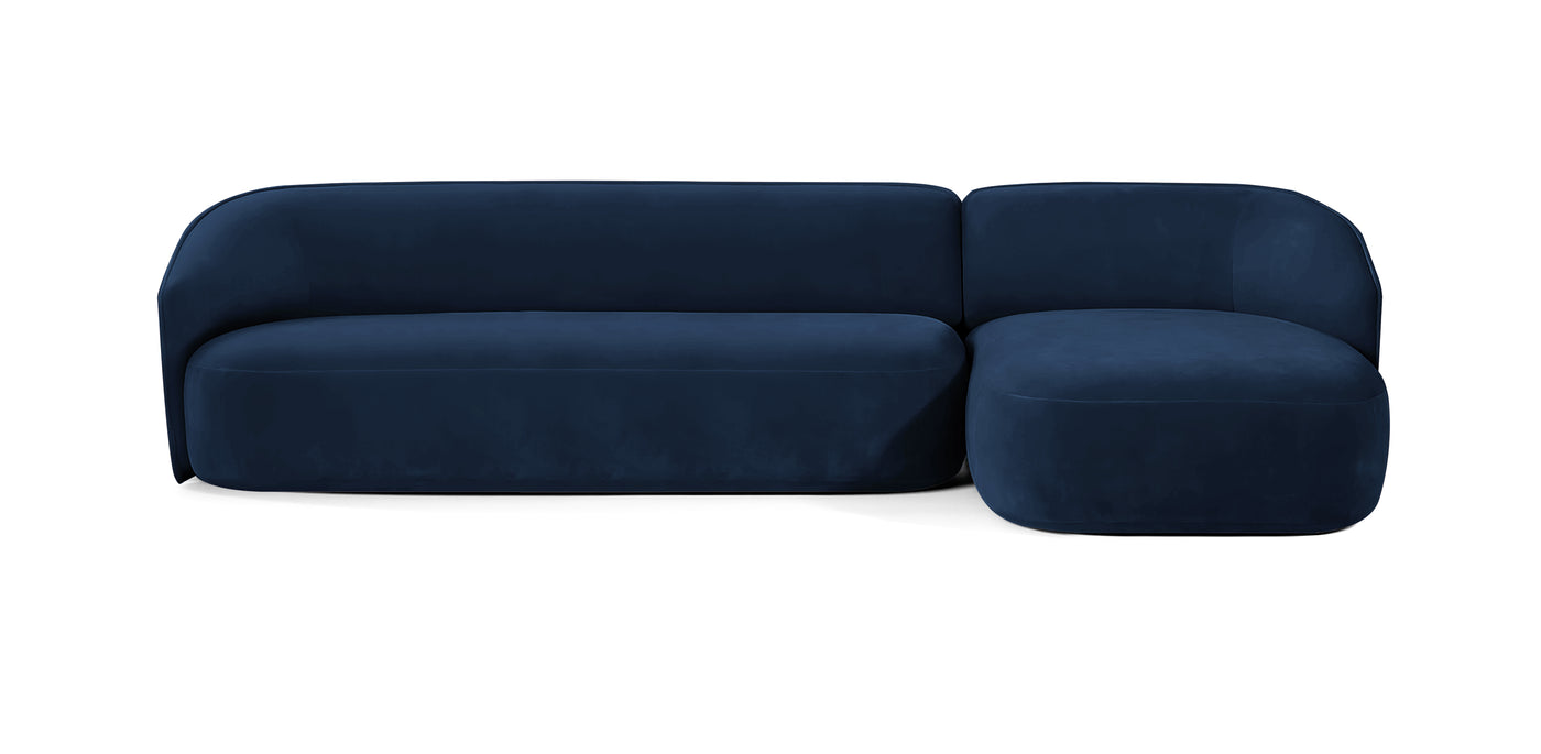 Juno 305 Velvet L-Shape Sofa